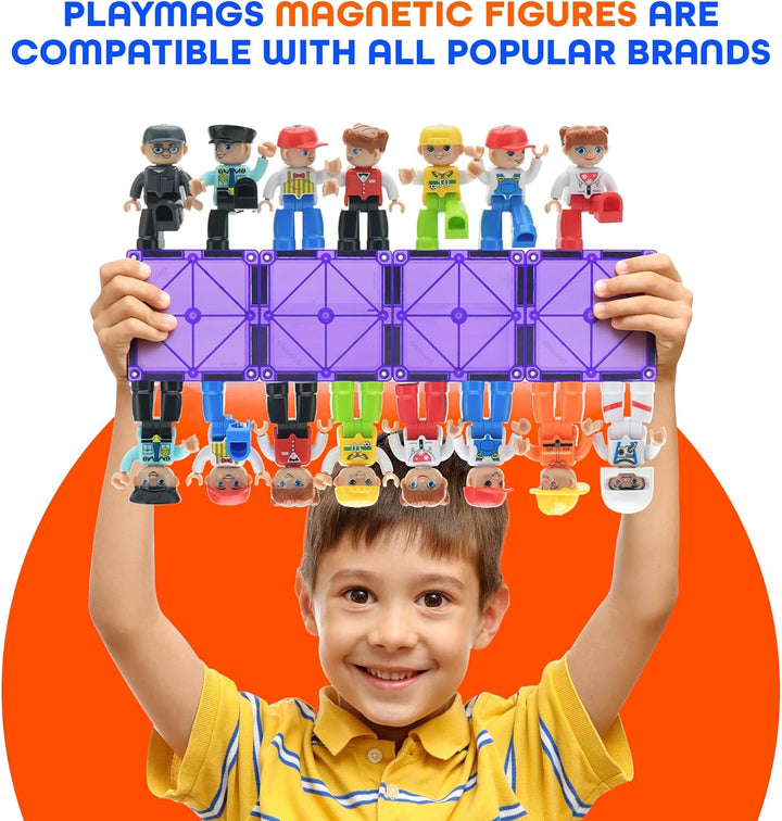 Playmags Conjunto de 15 Figuras Magnéticas Grandes de la Comunidad...