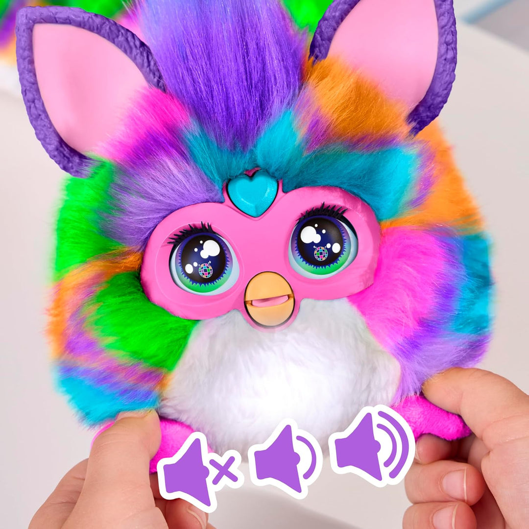 Furby DJ juguete interactivo, Estrella Neón, peluche electrónico ac...