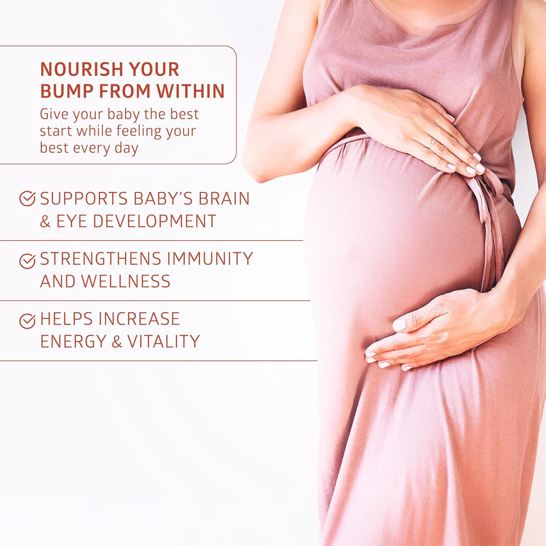 Centurion Labs Vitaminas prenatales premium con DHA EPA