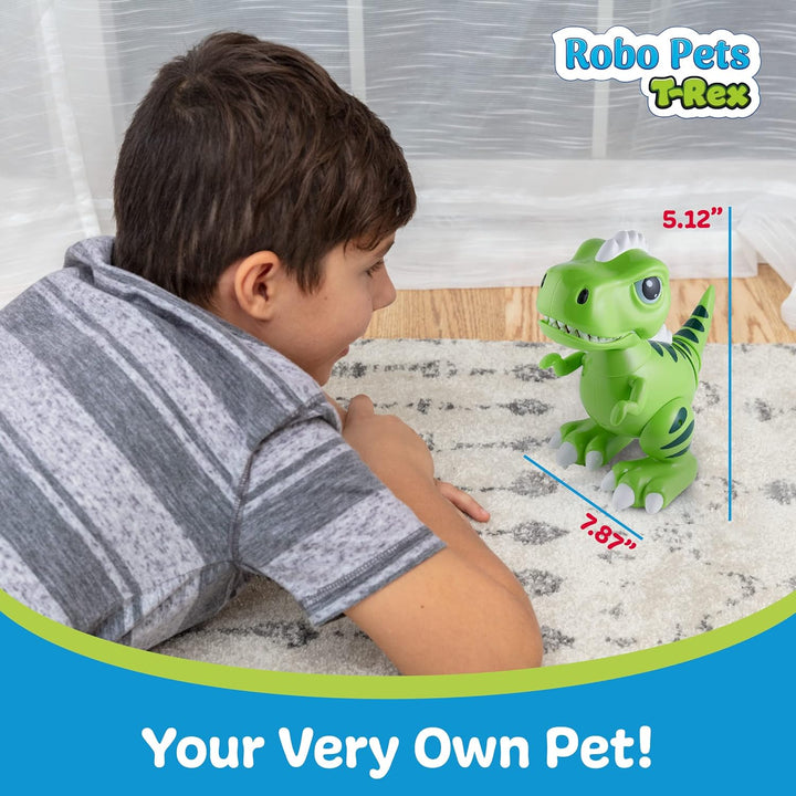 Robo Pets T-Rex - Juguete de dinosaurio para niños y niñas, robot d...
