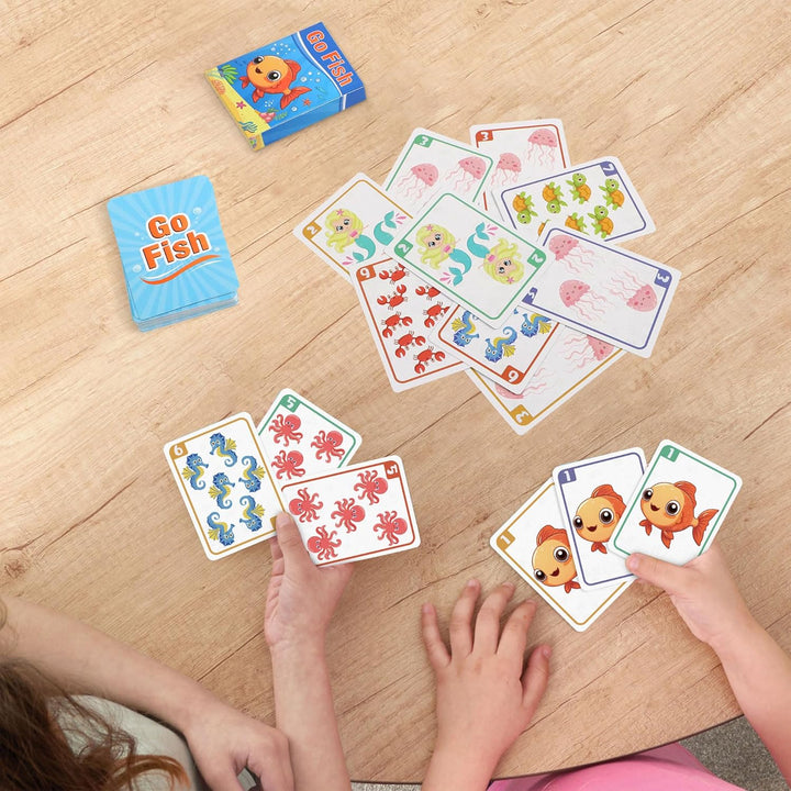 Etyishe Juegos de cartas para niños pequeños Go Fish Old