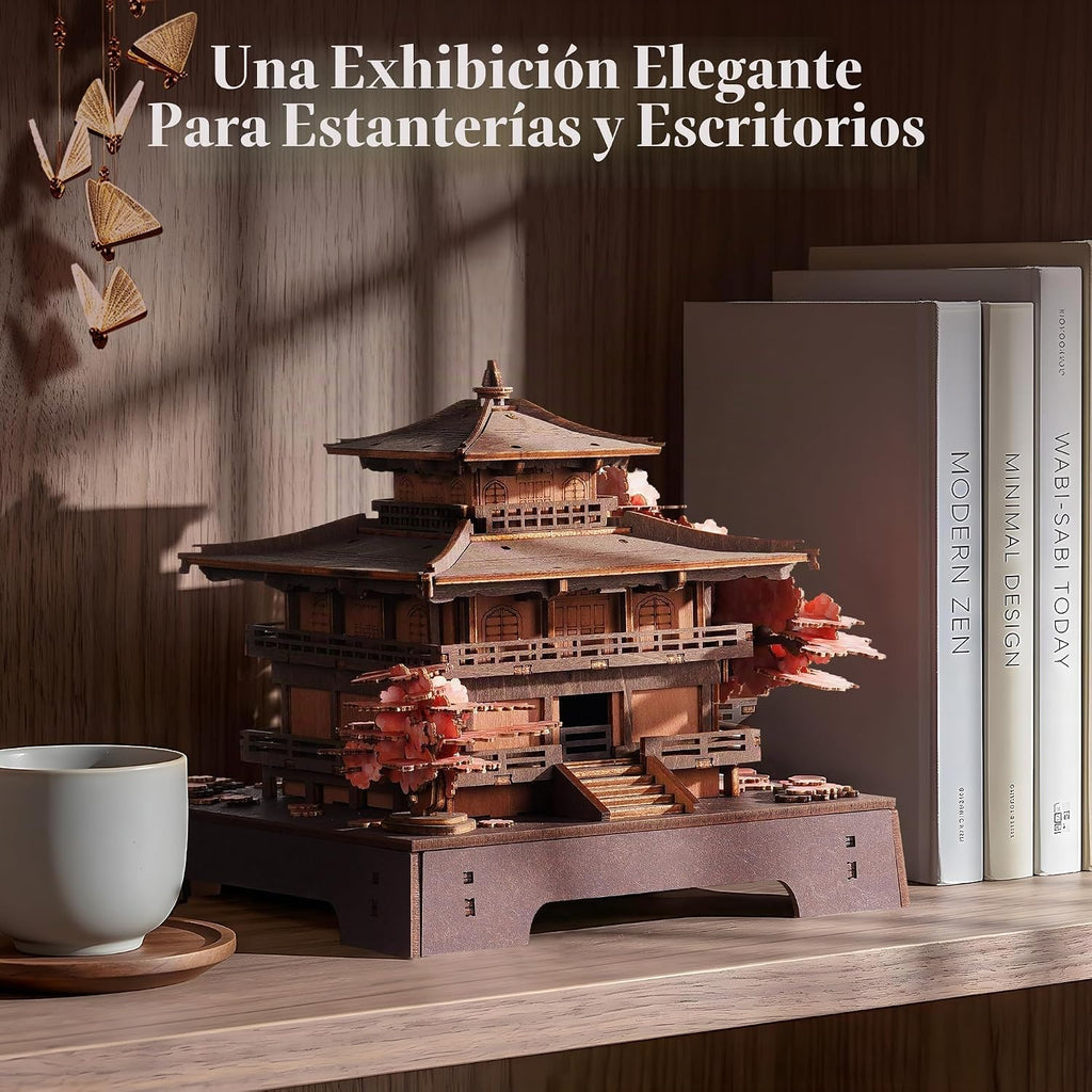 Rolife Rompecabezas de madera 3D Kit de construcción de casas en miniatura