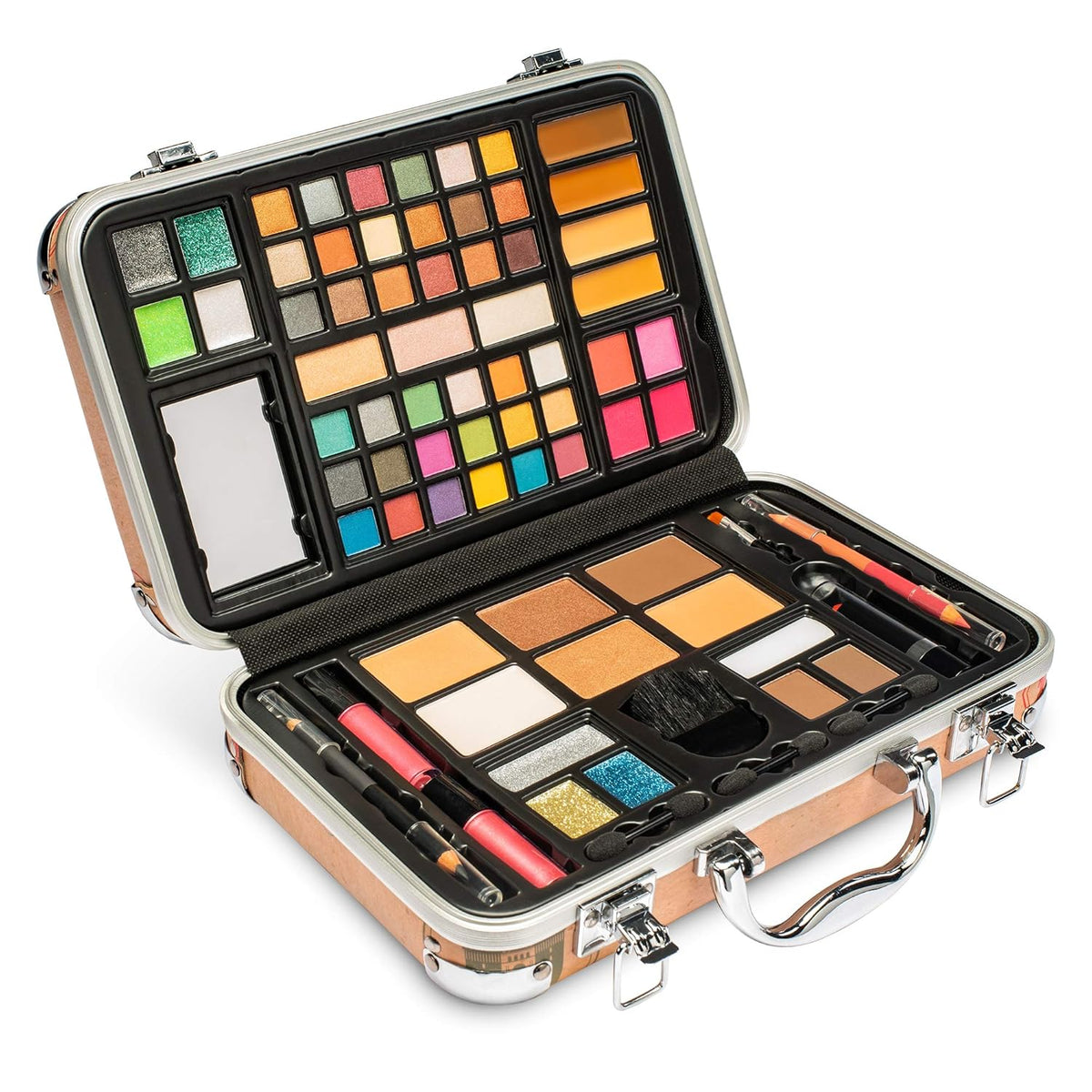 Vokai Kit de maquillaje de regalo \u2013 41 sombras de ojos, 7 bril...