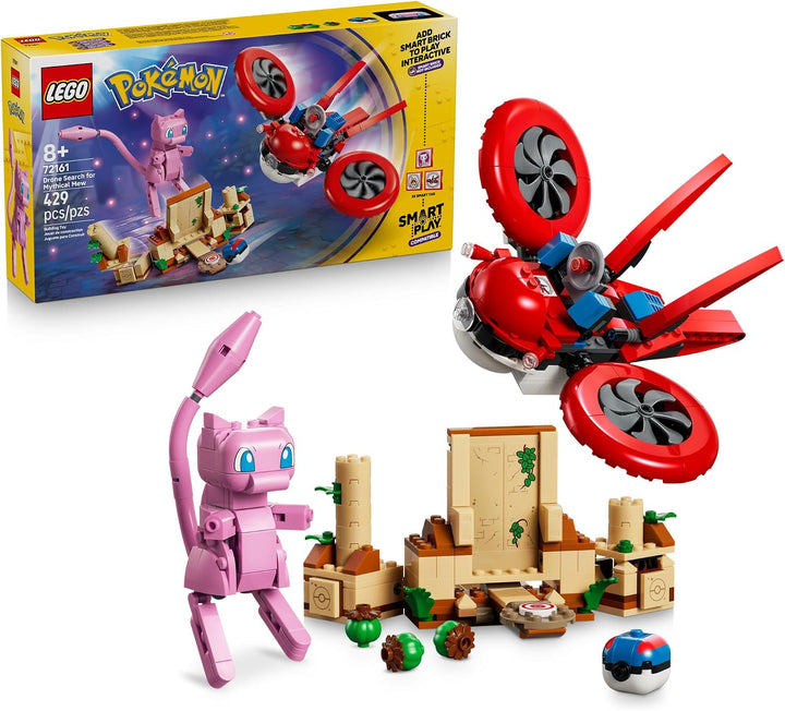LEGO Pokémon SMART Play: Búsqueda con drones del mítico Mew 72161 |...