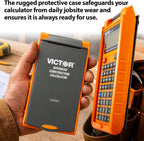 Victor Calculadora de Construcción Avanzada C6000 con Estuche Protector Muestra en Formas Fraccionarias o Dimensionales Perfecta para Carpinteros, Renovadores, Constructores, Contratistas, Estimadores