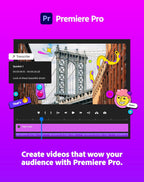 Adobe Creative Cloud Pro STE | Student & Teacher Edition | 20+ creative apps plus 100GB Storage |12-Month Subscription | PC/Mac