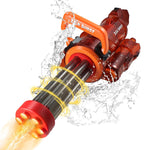 Gatling - Pistola de agua eléctrica con tanque de mochila, barril de