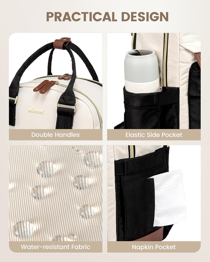 LOVEVOOK Mochila para laptop de viaje para mujer, bolsa antirrobo p...