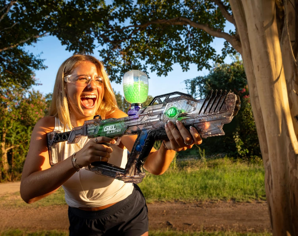Gel Blaster Surge XL 2 con Built-en Starfire Glow Activator – Upgraded GelBlaster Toy con 150+ Foot Range – Water Bead Ammo – Semi & Full Auto Modes – Glows en Dark – 180-250 FPS – Ages 14+