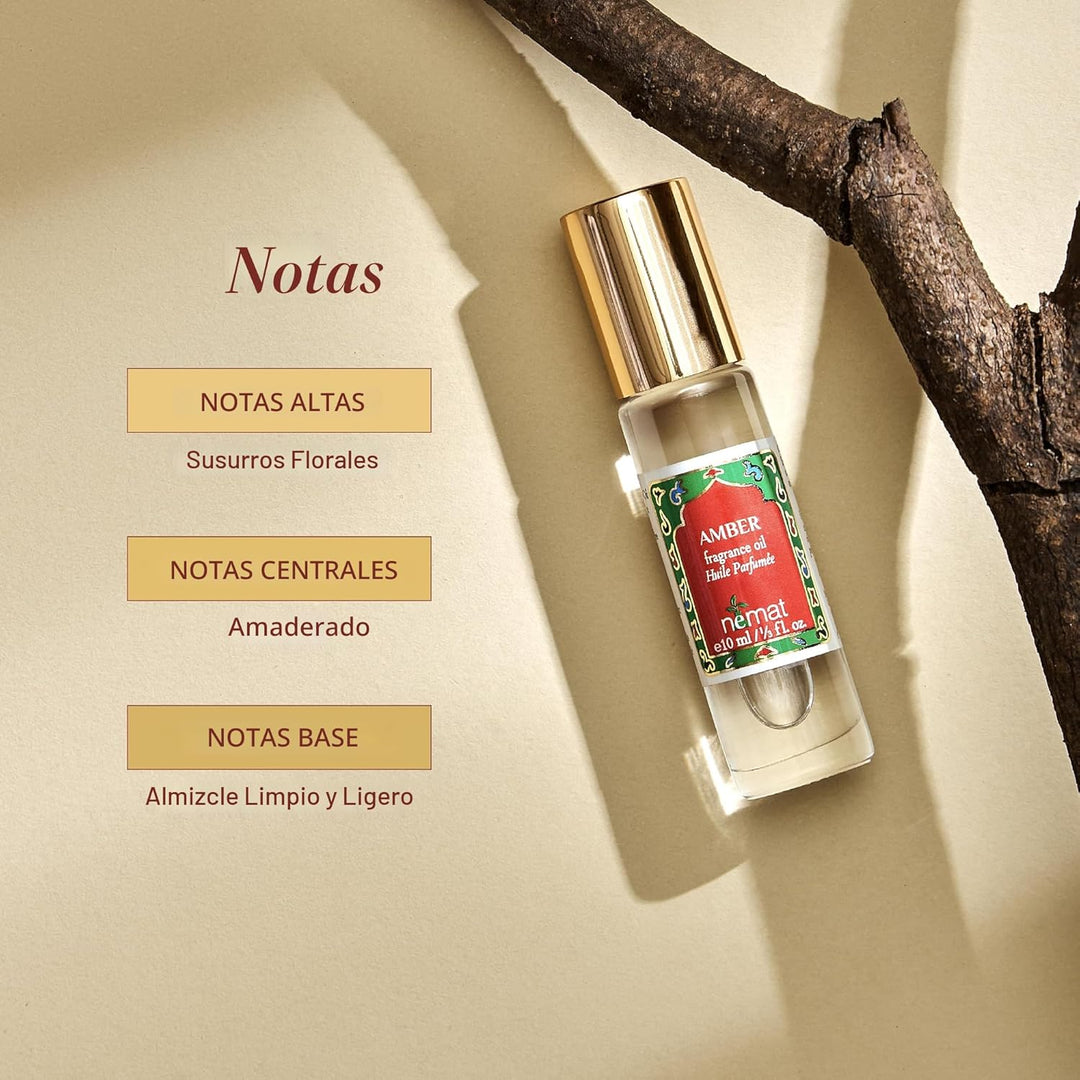 Aceite perfumado Ámbar de Nemat, 10 ML