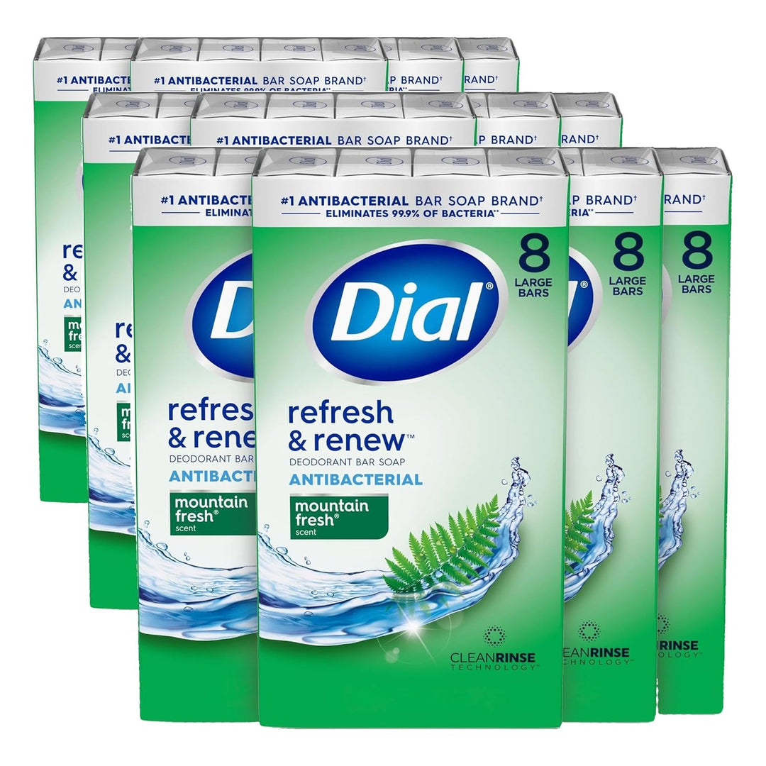 Dial Jabón Antibacteriano en Barra, Refrescar y Renovar, Fresco de...