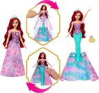 Mattel Disney Princess Ariel - Muñeca transformadora de humano a sirena