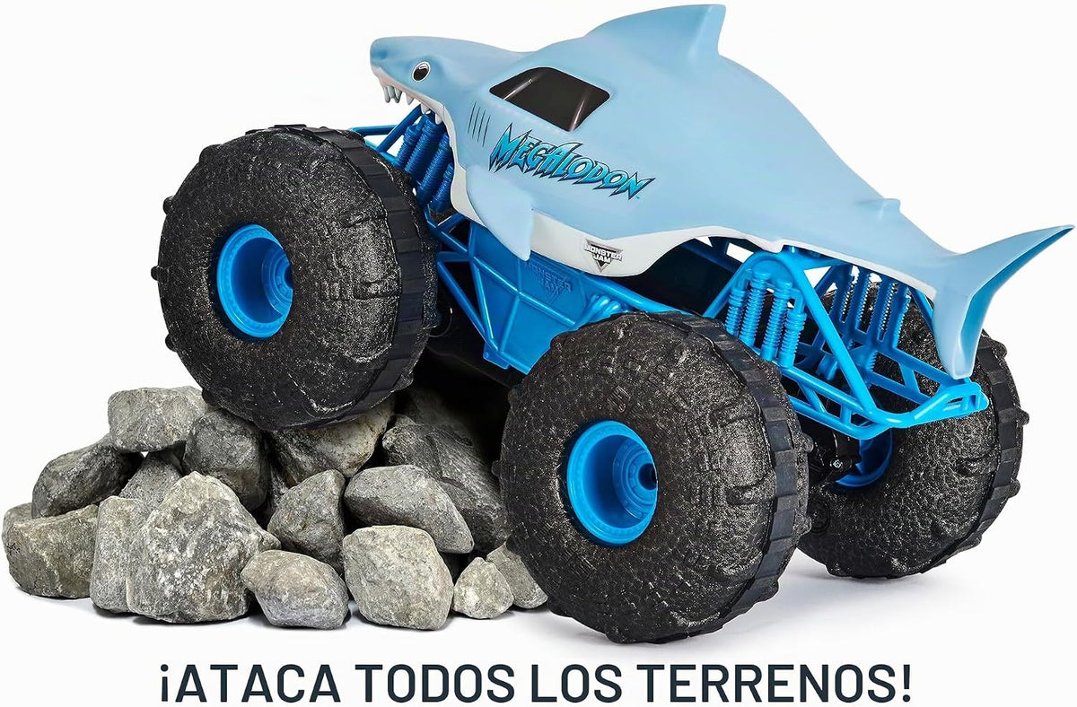 Monster Jam Camión Monster RC todo terreno Megalodon Storm
