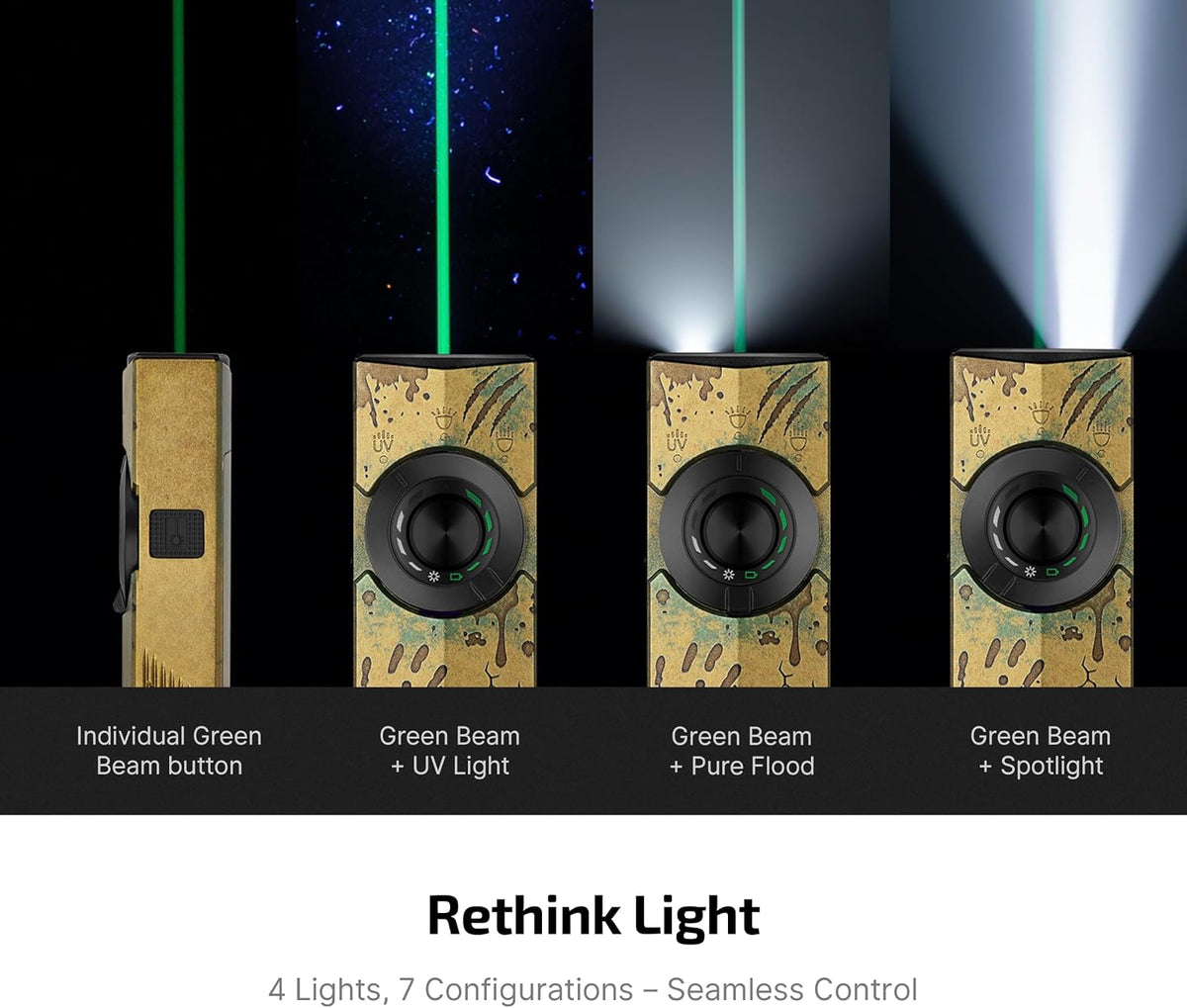 OLIGHT ArkPro EDC Linterna Plana Recargable, Luz de Bolsillo,WastelandRelic