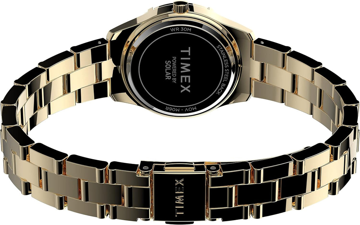 Timex Reloj Solar Premium Dress 1.102 in para mujer