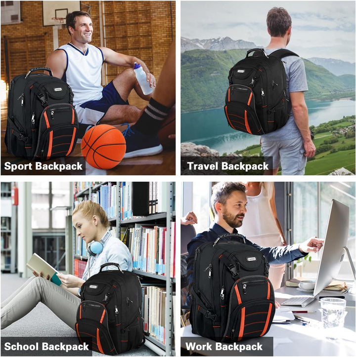 Mochila de viaje para laptop, extra grande de 18.4 pulgadas, antirr...