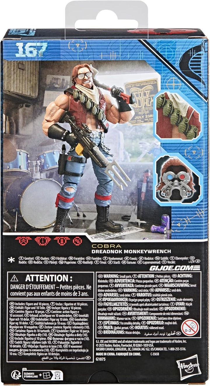 GI Joe Classified Series #167 Dreadnok Monkeywrench Figura