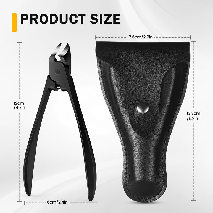 BEZOX Cortaúñas gruesos para uñas de los pies - Cortauñas de resort...