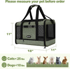 Bolsa de transporte mediana para gatos, ligera, suave y pequeña caja