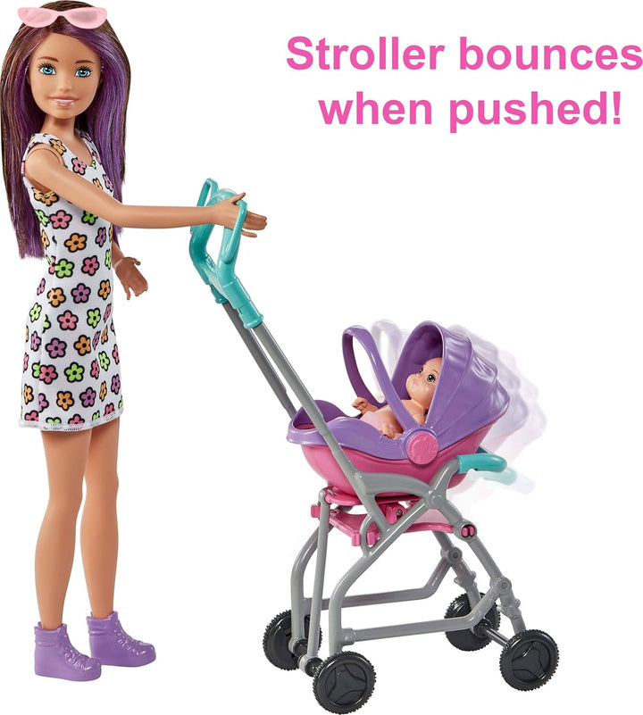 Barbie Skipper Babysitters, Inc. Juego con muñeca niñera Skipper (m...