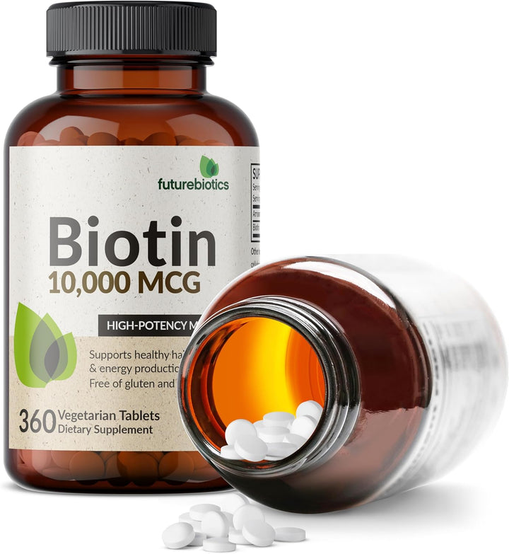 Futurebiotics Biotina 10,000 MCG Tabletas de Alta Potencia Apoyan e...