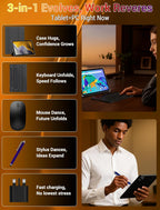 2026 Tableta de 11 pulgadas Android 15 con teclado Stylus Mouse: Ta...