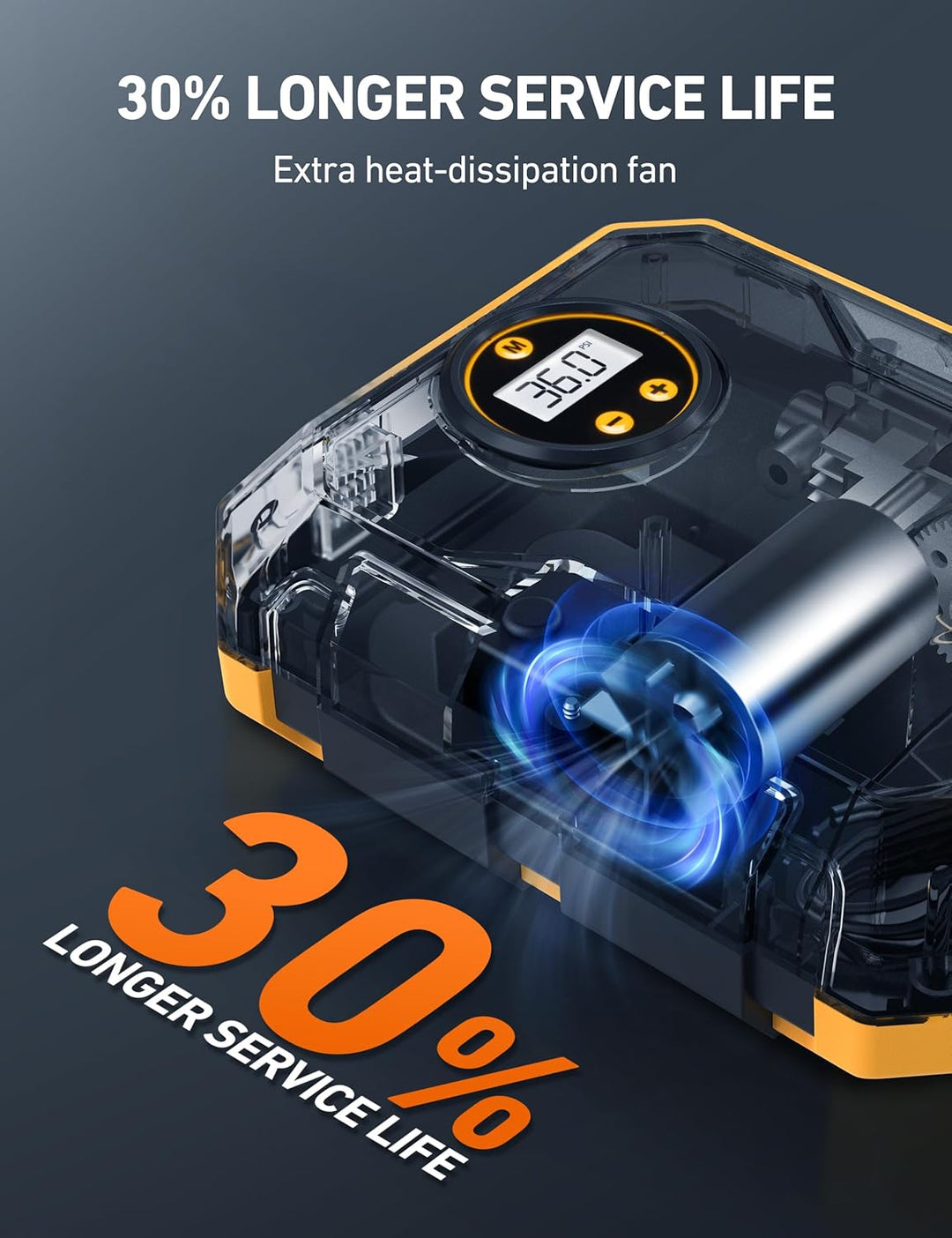AstroAI Inflador de neumáticos Compresor de aire 12V DC Compresor d...
