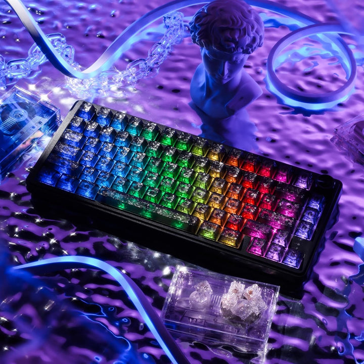 HITIME x XVX M75 75% Teclado mecánico inalámbrico para juegos, BT5....
