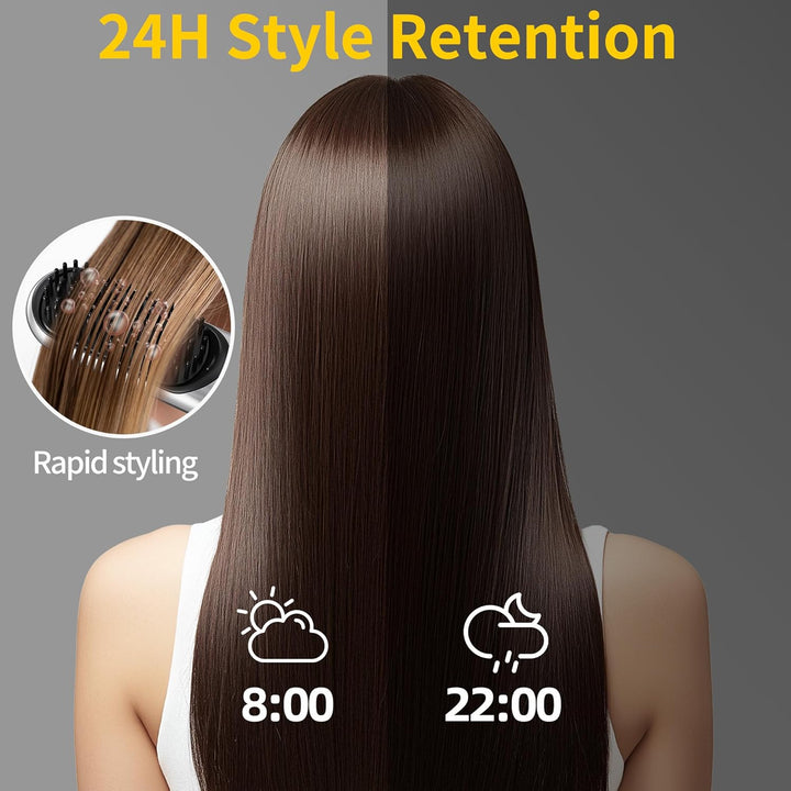 Cepillo de peinado inalámbrico 2 en 1 AI Smart Styler calor rápido...