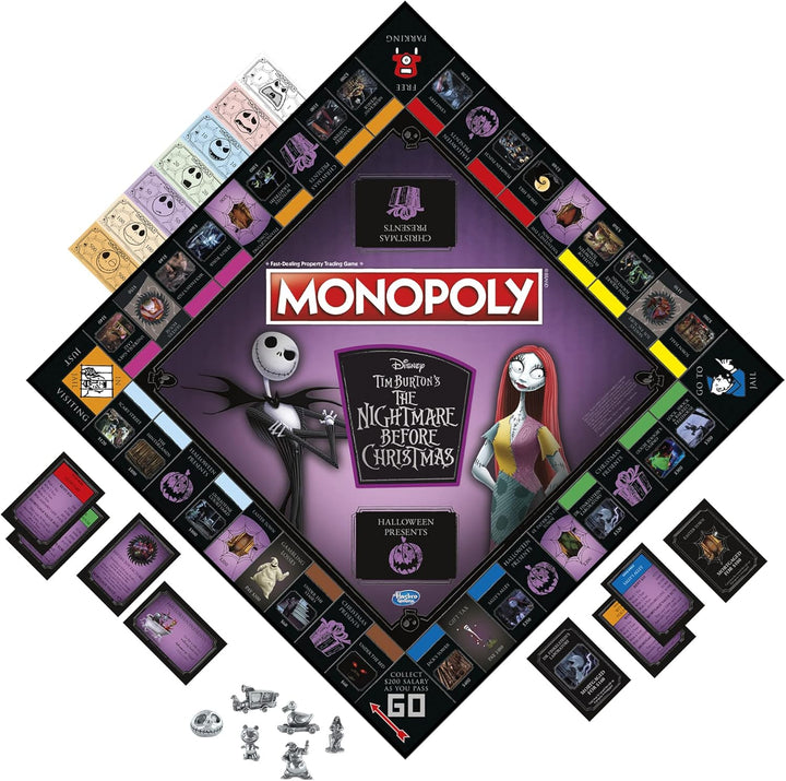 Hasbro Gaming Monopoly Disney Tim Burtons The Nightmare