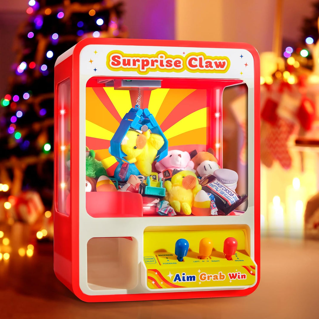 JOYIN Claw Machine - Juguete de arcade con luz LED y