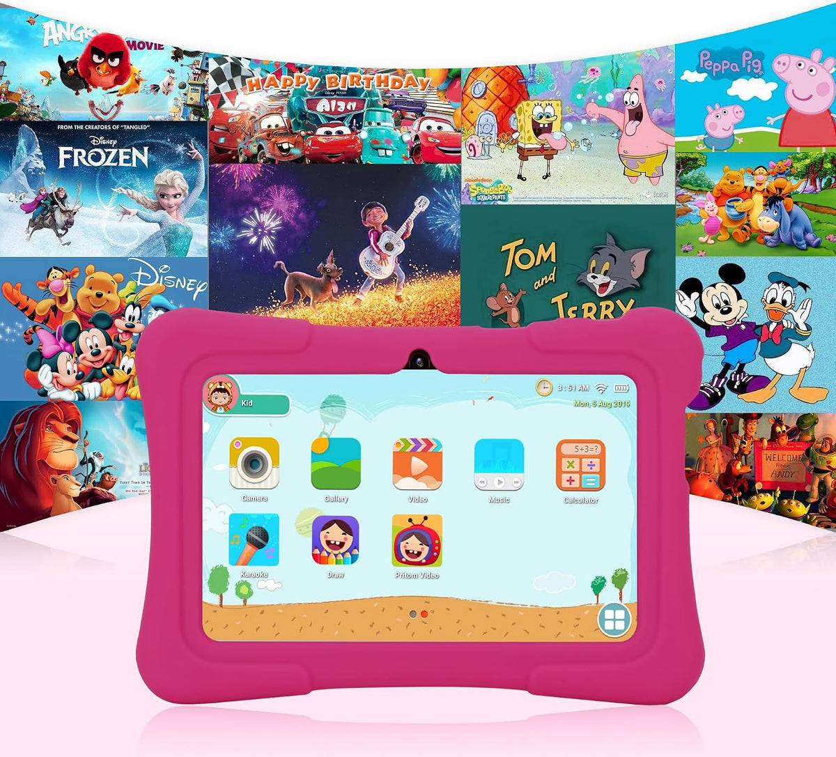 7 pulgadas niños tableta, tableta Android para niños