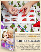 Aeelike - Kits de ganchillo para principiantes, adultos y niños, juego completo de ganchillo, color rosa