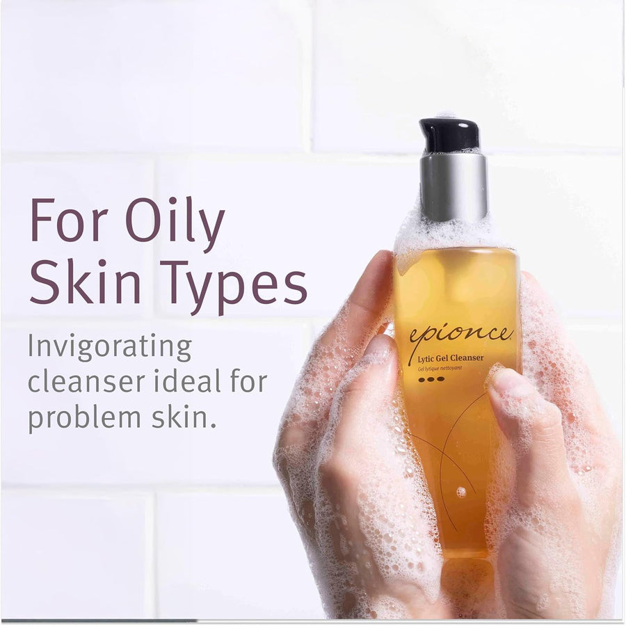 Epionce Lytic Gel Cleanser - Limpiador facial y removedor de maquil...