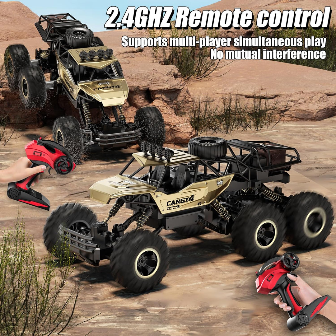 Jiakora Camión monstruo a control remoto, autos RC Rock Crawler RC...