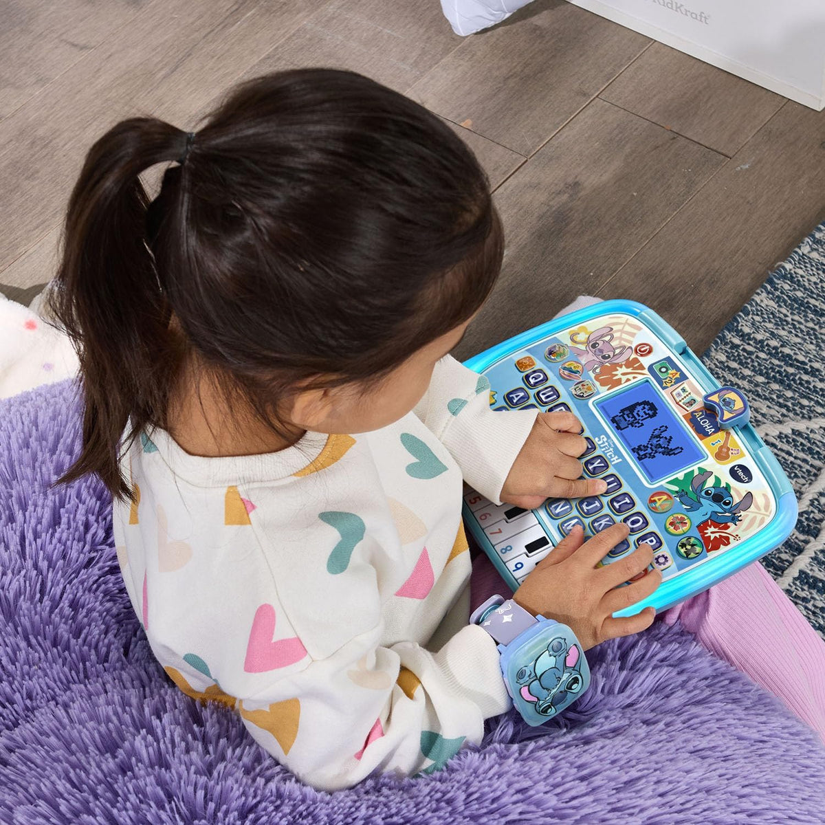 Tableta de aprendizaje VTech Disney Stitch para edades de 3 años en adelante