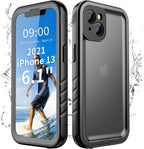 Cozycase Funda impermeable para iPhone 13, resistente militar, cuerpo
