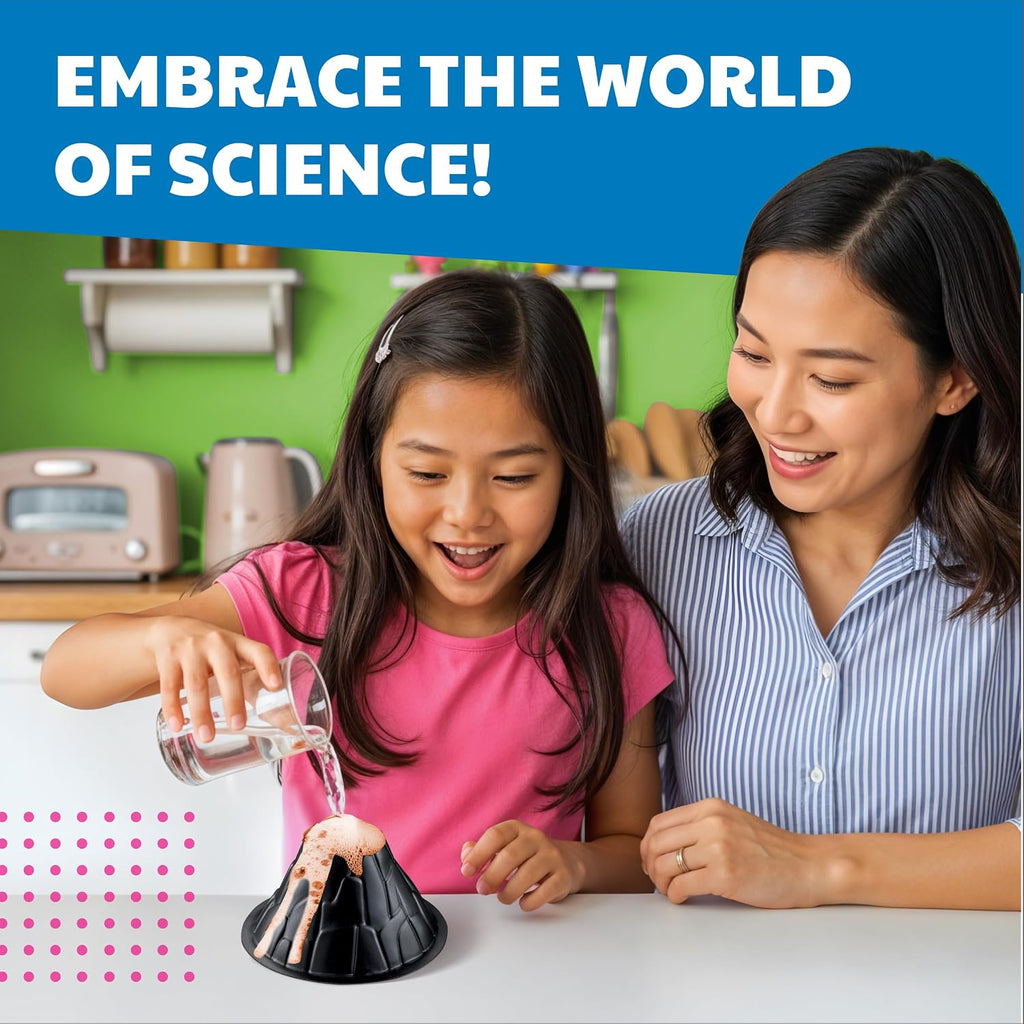 4M Kit de descubrimiento científico para niños de 8 a 12 años – Más de 50 experimentos STEM en física, química, magnetismo y ciencia de burbujas, construye un reloj de limón, volcán, corredor