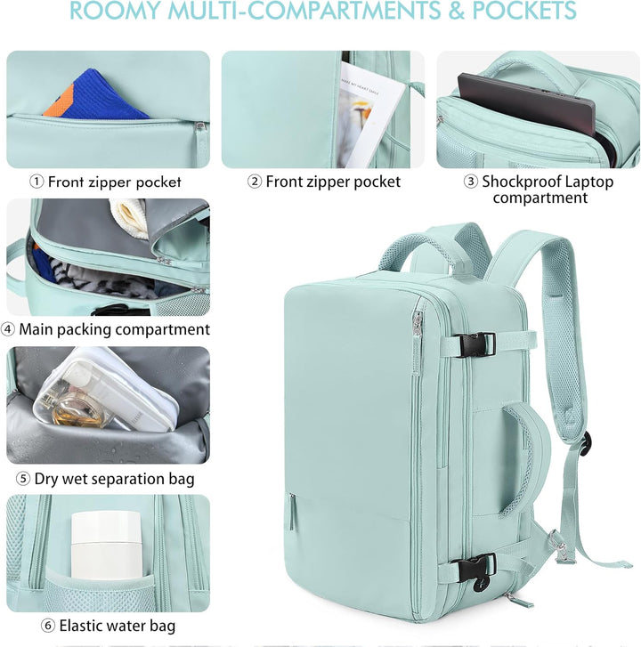Mochila de Mano Aprobada por Aerolíneas Beraliy para Hombres y Muje...