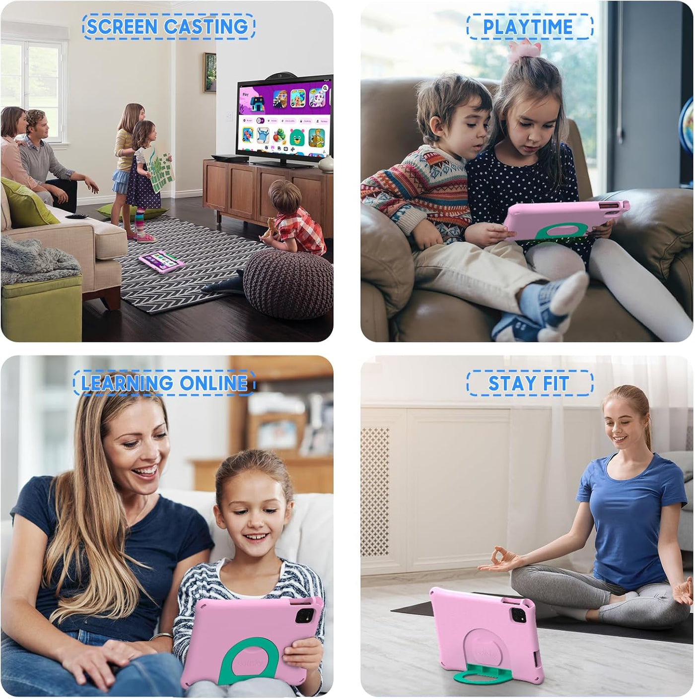 Tableta para niños: Tablet Android 15 de 10 pulgadas para niños, ba...