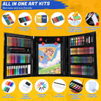 All en One Art Supplies Include Drawing Kit, Origami & Paper-Cutting Crafts