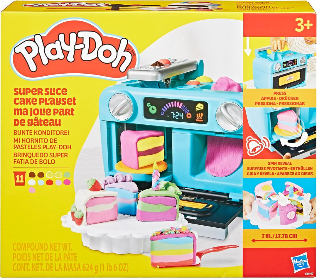 Play-Doh Super Slice Cake Playset horno de juguete con