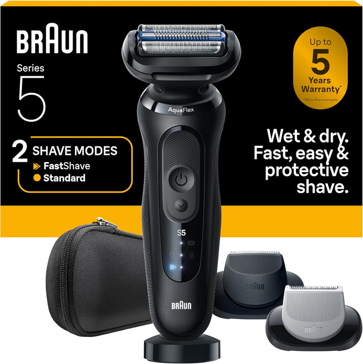 Braun Series 5 - Afeitadora eléctrica para hombres, maquinilla de a...