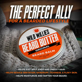 Kit de cuidado de barba Wild Willies: plancha de barba calentada pa...
