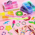 14000 cuentas de poni a granel, 40 colores para hacer pulseras