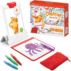 Osmo - Kit de inicio creativo para iPad - 3 juegos educativos de aprendizaje - Dibujo creativo y resolución de problemas/física temprana - Regalos de juguete STEM para niños, niños y niñas - Edades 5-10 (base Osmo incluida)