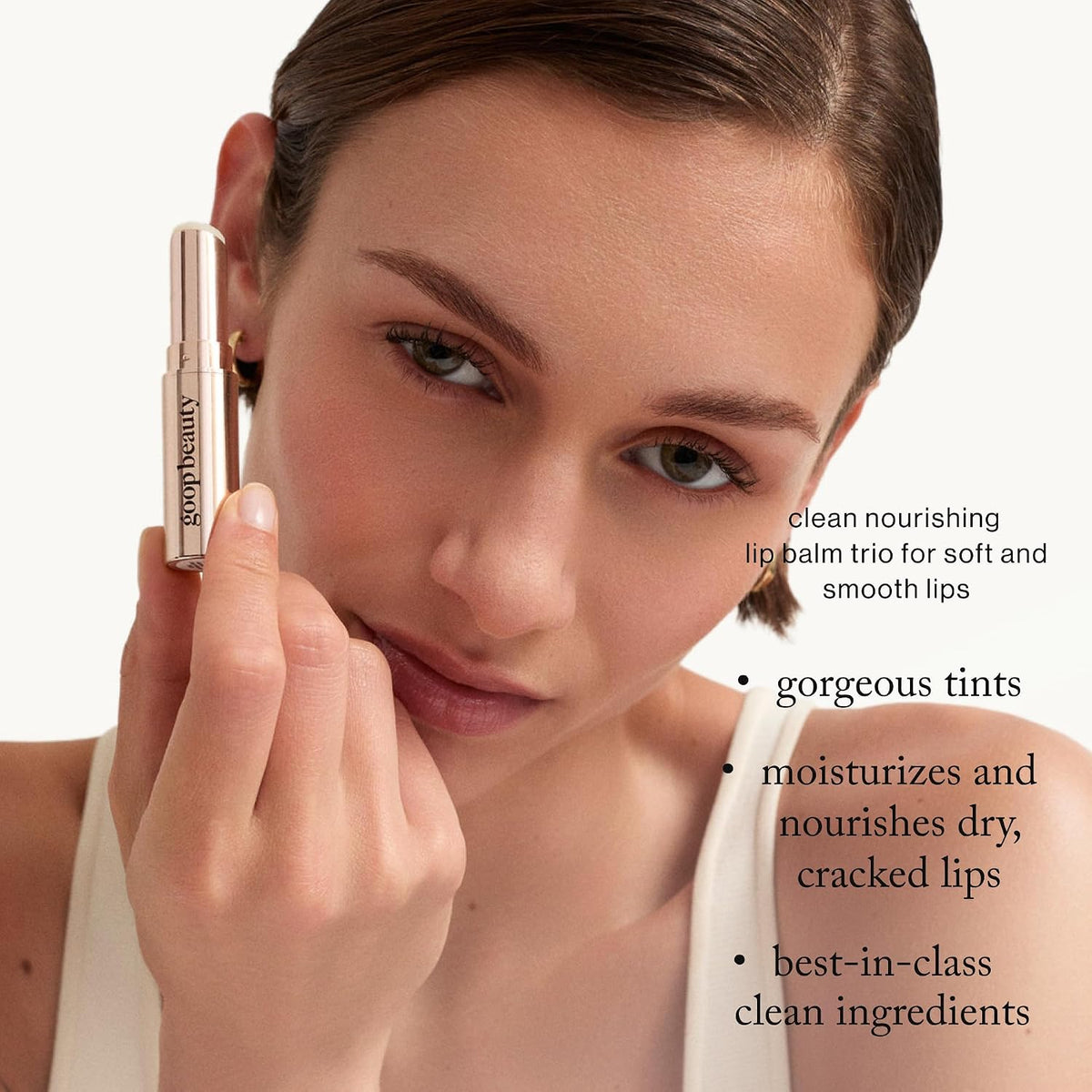 goop Beauty Trío de Bálsamos Labiales | Hidratante Limpio para Labi...