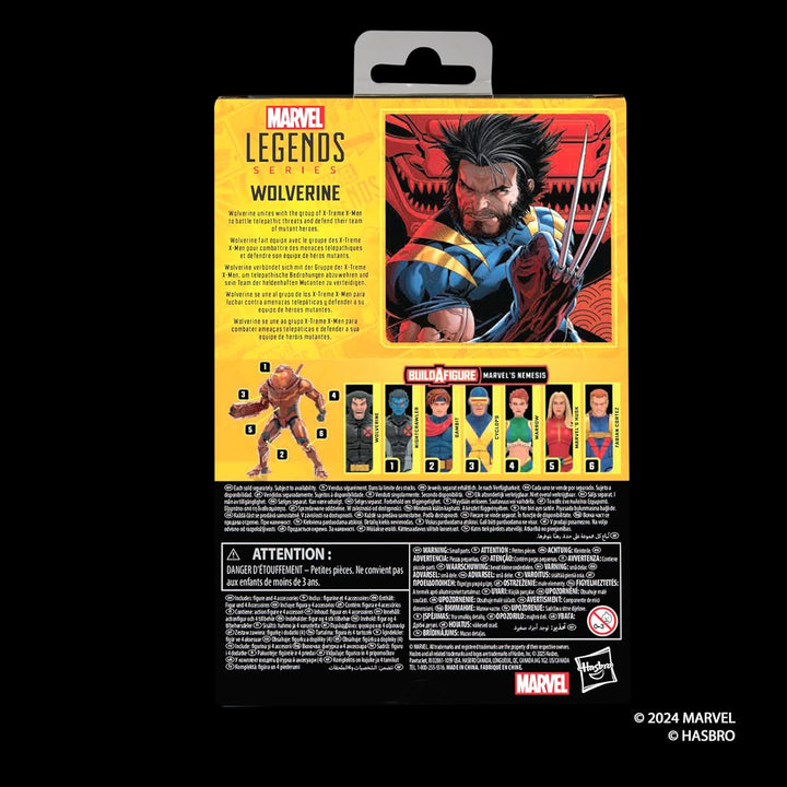 Marvel Legends Series Wolverine, X-Men Comics Figura de acción cole...