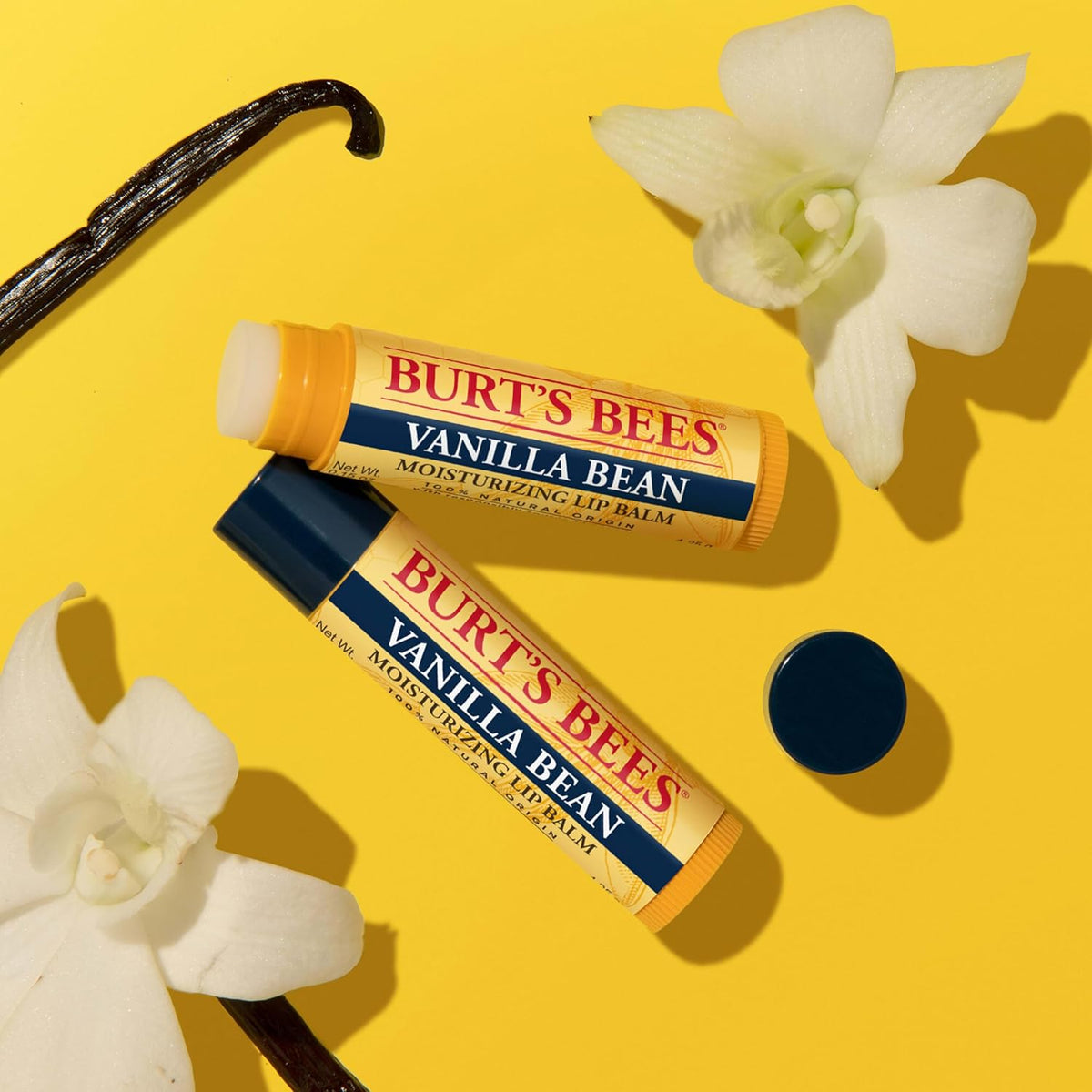Burt's Bees Bálsamo labial hidratante 100% natural, Vaina de Va...