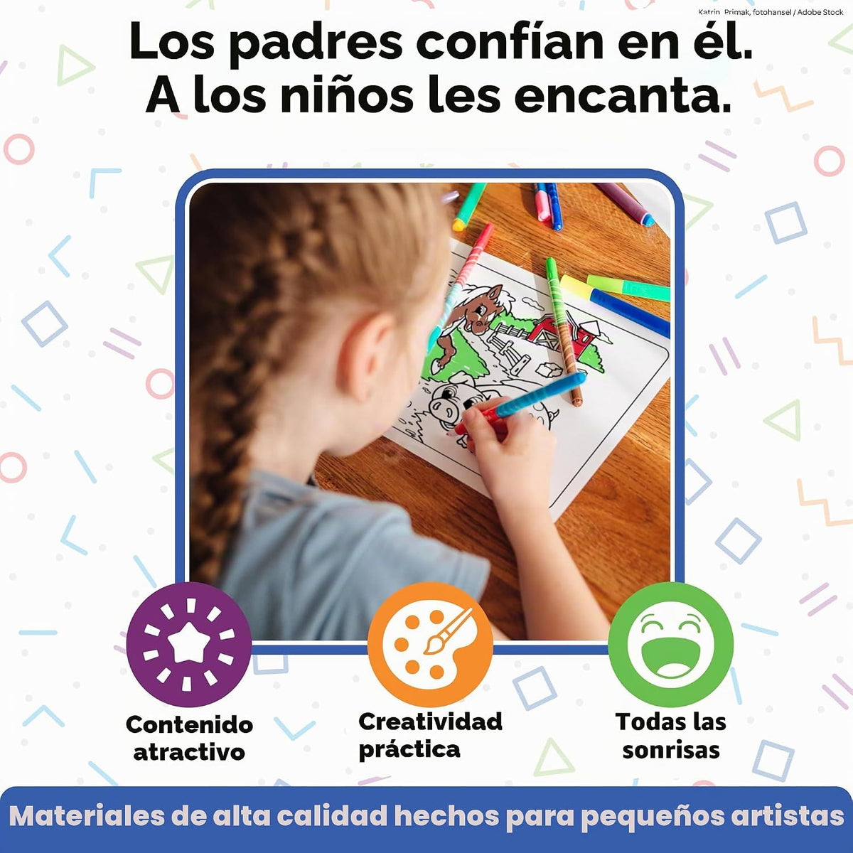 Gabby's Dollhouse - Juego de 4 libros para colorear